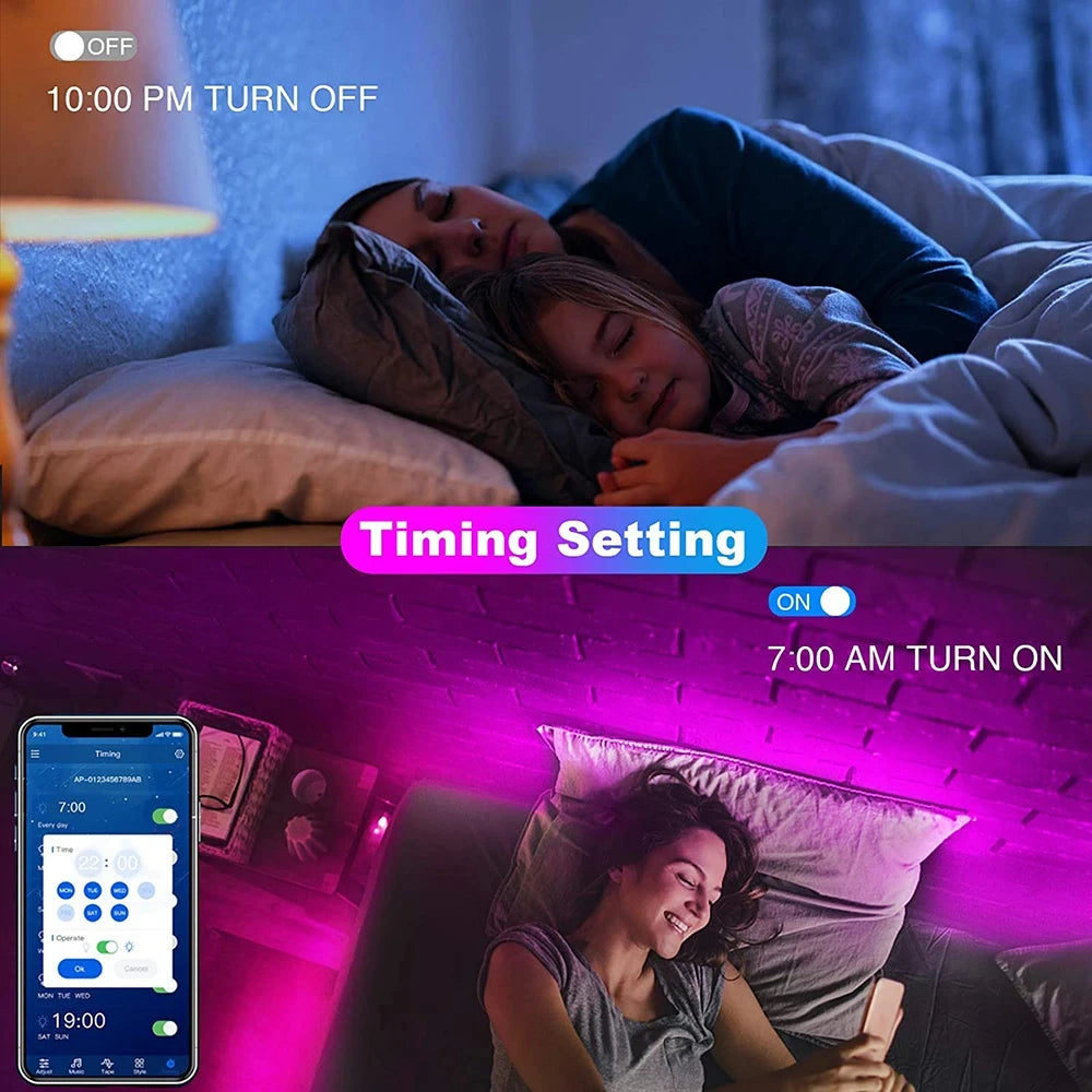 LED Strip Lights – Smart App Controlled RGB Backlight