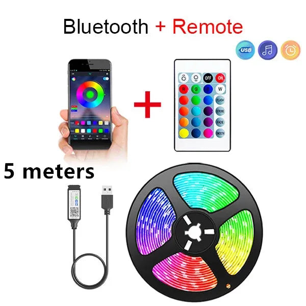 LED Strip Lights – Smart App Controlled RGB Backlight