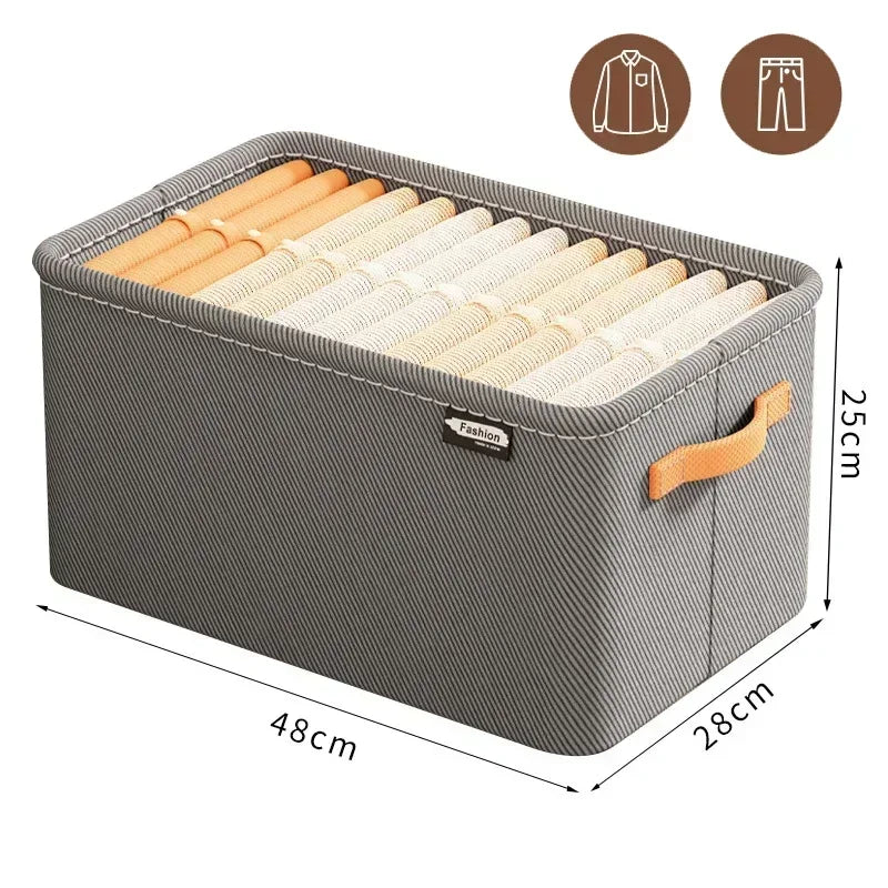 Foldable Clothes Organizer Box – Wardrobe & Drawer Storage