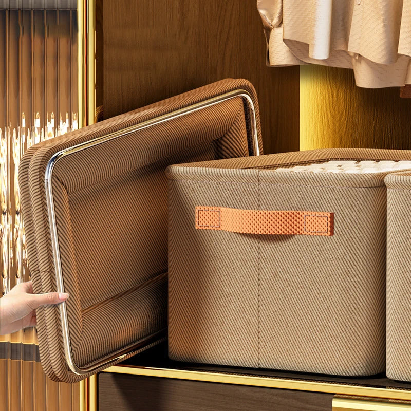 Foldable Clothes Organizer Box – Wardrobe & Drawer Storage