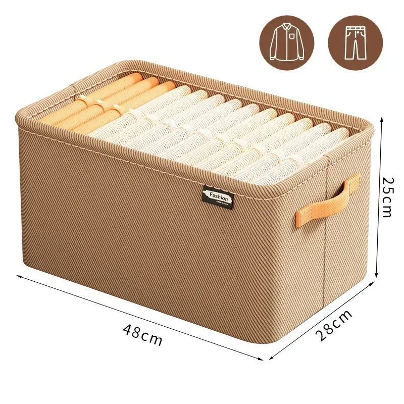 Foldable Clothes Organizer Box – Wardrobe & Drawer Storage