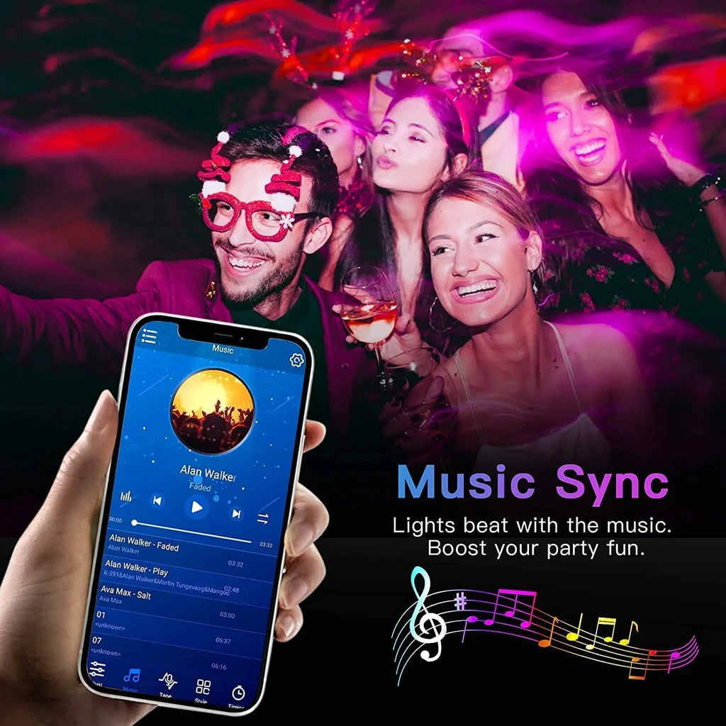 LED Strip Lights – Smart App Controlled RGB Backlight