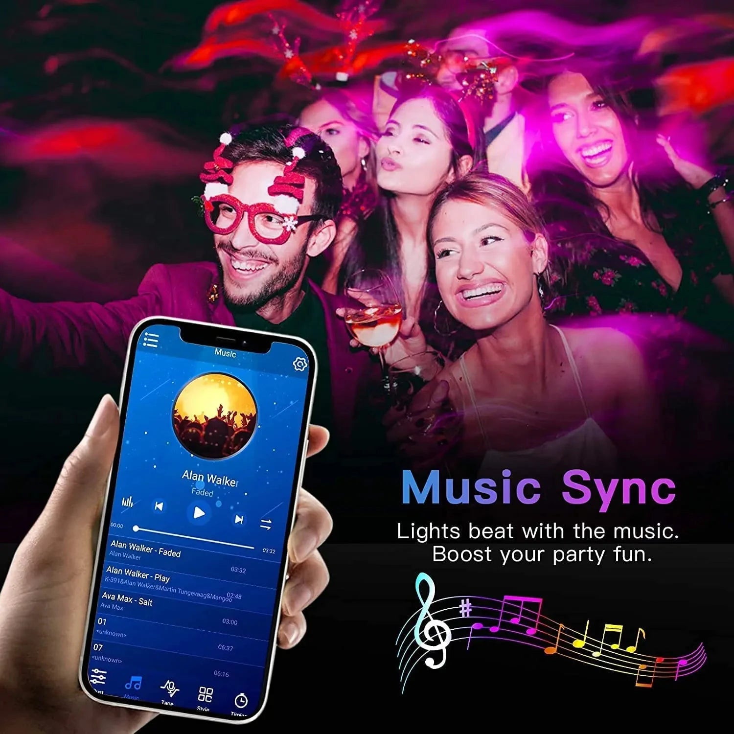 LED Strip Lights – Smart App Controlled RGB Backlight