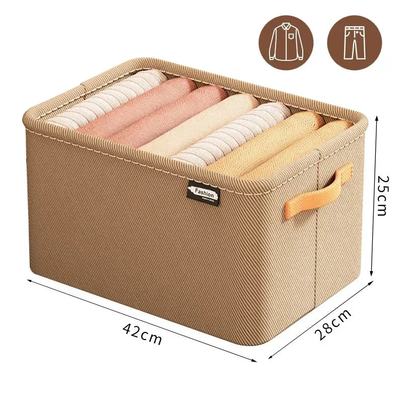 Foldable Clothes Organizer Box – Wardrobe & Drawer Storage