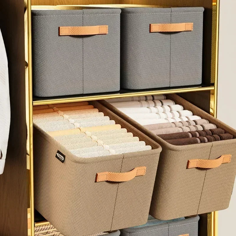 Foldable Clothes Organizer Box – Wardrobe & Drawer Storage