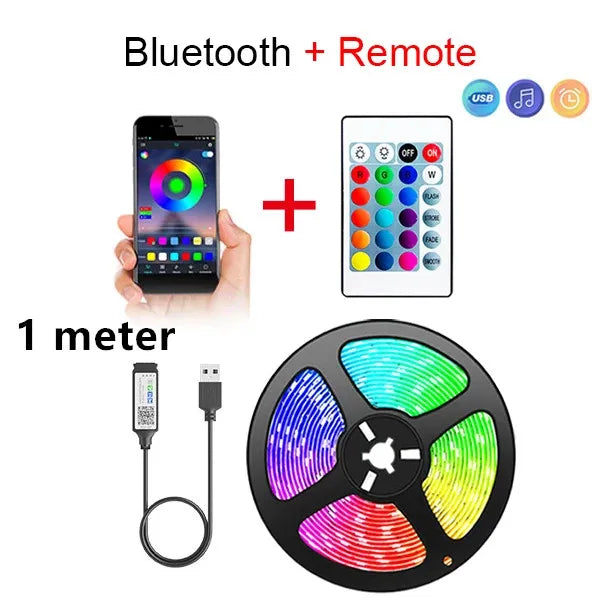 LED Strip Lights – Smart App Controlled RGB Backlight